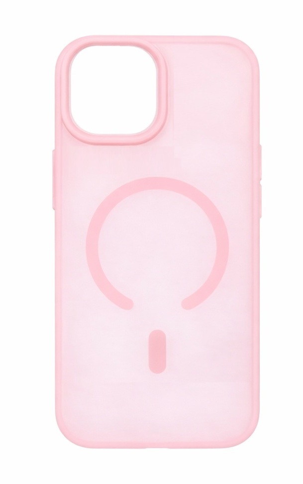 Kryt Tel Protect Mist Matte MagSafe pro iPhone 15 světle růžový
