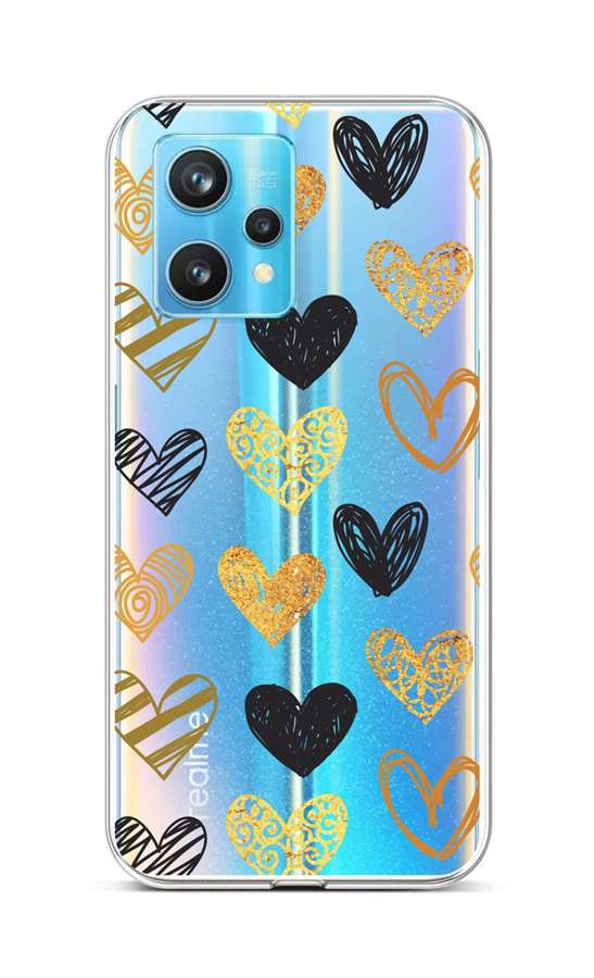 Levně Kryt TopQ Realme 9 Pro+ silikon Srdce 73284 (pouzdro neboli obal na mobil Realme 9 Pro+)