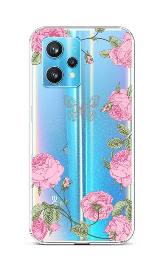 Levně Kryt TopQ Realme 9 Pro+ silikon Pivoňky 73286 (pouzdro neboli obal na mobil Realme 9 Pro+)