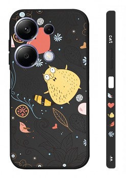 Zadní kryt Design na Xiaomi Redmi Note 13 Pro Kočička černý
