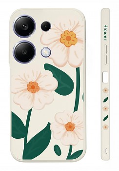 Zadní kryt Design na Xiaomi Redmi Note 13 Pro Bílé květy