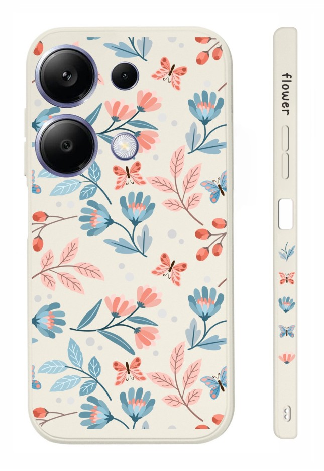 Zadní kryt Design na Xiaomi Redmi Note 13 Pro Romantické kvítky