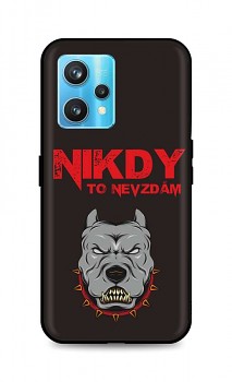 Zadní silikonový kryt DARK na Realme 9 Pro+ Nikdy to nevzdám