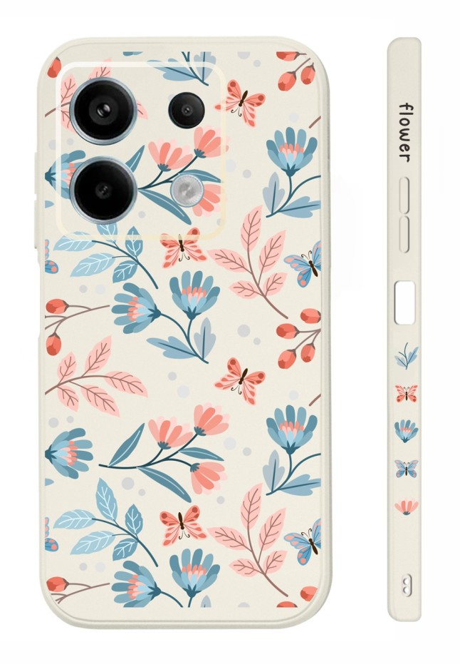 Zadní kryt Design na Xiaomi Redmi Note 13 Pro 5G Romantické kvítky