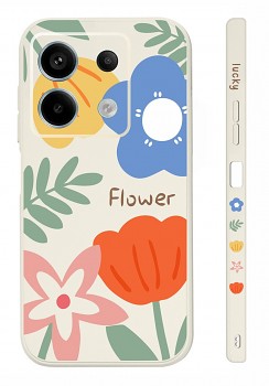 Zadní kryt Design na Xiaomi Redmi Note 13 Pro 5G Malované květy