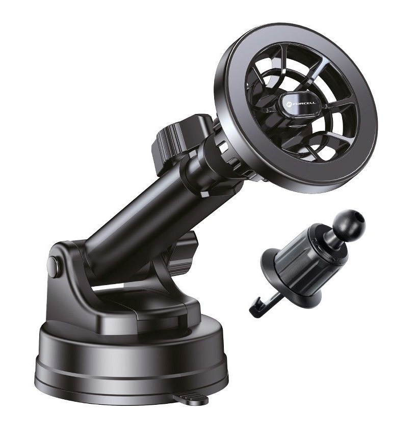 Levně Magnetický držák do auta Forcell F-Grip PrecusionX černý 123338