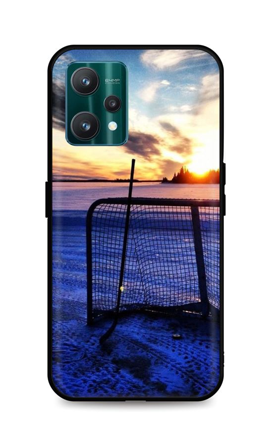 Zadní silikonový kryt DARK na Realme 9 Pro Hockey Sunset