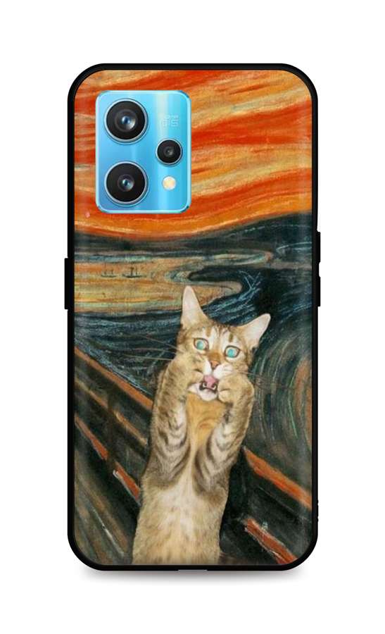 Levně Kryt TopQ Realme 9 Pro+ silikon Scared Cat 73339 (pouzdro neboli obal na mobil Realme 9 Pro+)