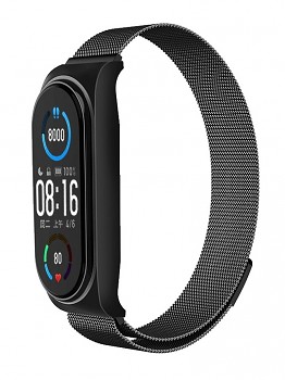 Kovový řemínek Metal pro Xiaomi Mi Band 7 černý