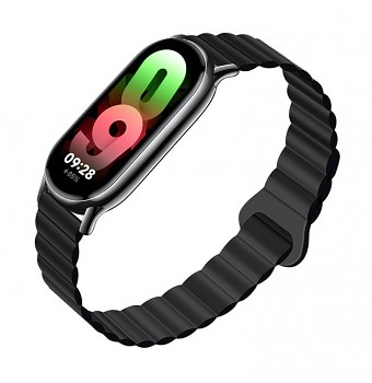 Silikonový řemínek Forcell F-Design FX8 pro Xiaomi Mi Band 8 černý