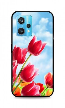 Zadní silikonový kryt DARK na Realme 9 Pro+ Tulips