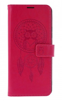 Knížkové pouzdro Mezzo na Xiaomi Redmi 14C Lapač se sovičkou růžové