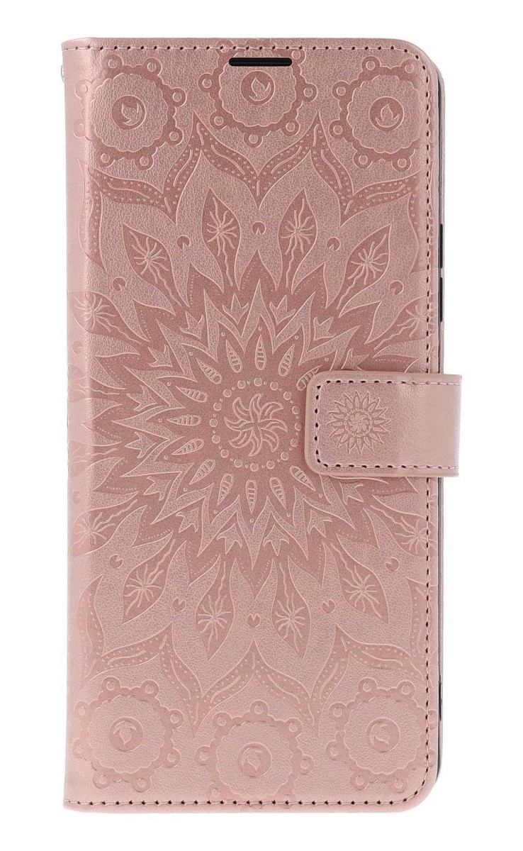 Levně Pouzdro TopQ Xiaomi Redmi 14C knížkové Mandala růžová 133350 (obal neboli kryt na mobil Xiaomi Redmi 14C)