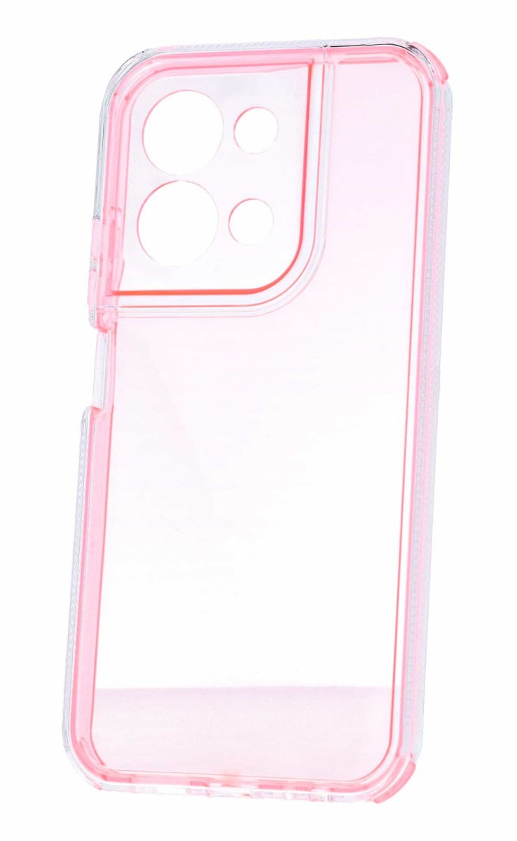 Odolný kryt Matrix na Xiaomi Redmi 15C průhledný růžový