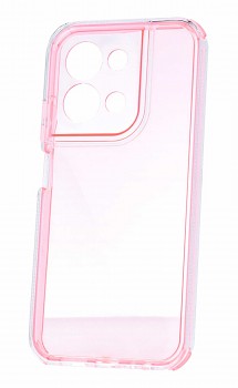 Odolný kryt Matrix na Xiaomi Redmi 15C průhledný růžový