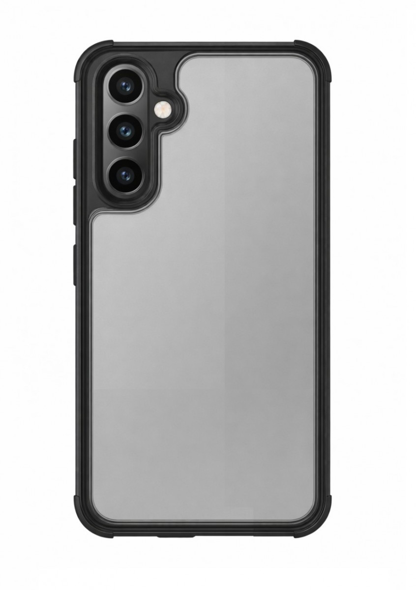 Levně Kryt TopQ Samsung A17 odolný průhledný černý 143365 (pouzdro neboli obal na mobil Samsung A17)