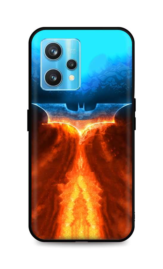 Levně Kryt TopQ Realme 9 Pro+ silikon Fiery Batman 73368 (pouzdro neboli obal na mobil Realme 9 Pro+)