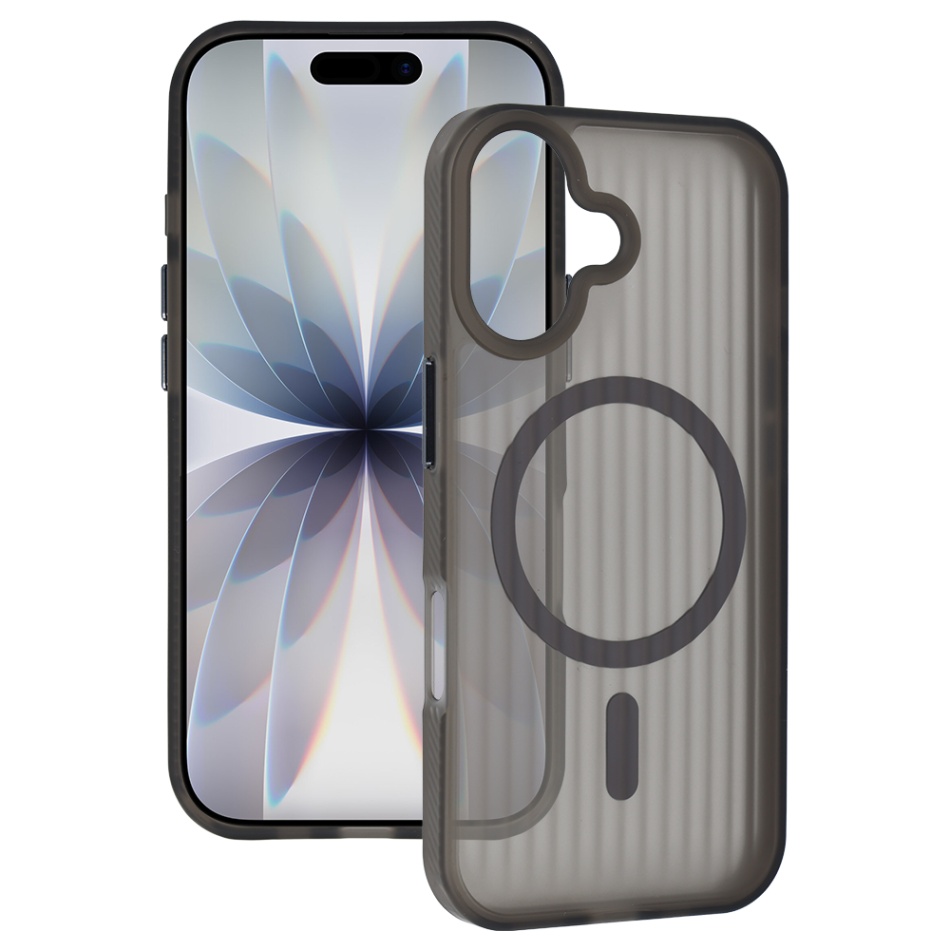 Levně Kryt Tel Protect Twist MagSafe pro iPhone 16 grafitový