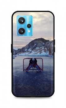 Zadní silikonový kryt DARK na Realme 9 Pro+ Hockey Goalie