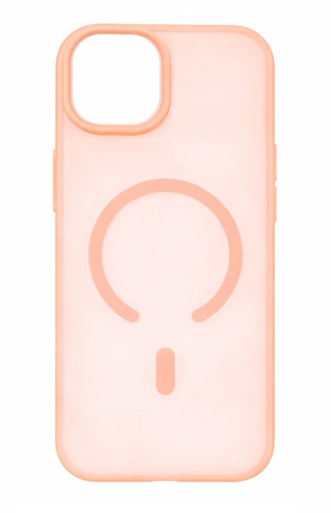 Levně Kryt Tel Protect Mist Matte MagSafe pro Apple iPhone 14 růžovo oranžový