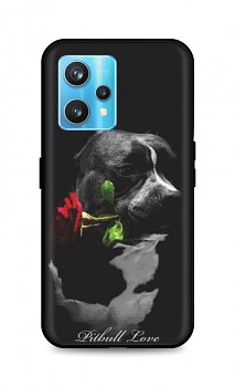 Zadní silikonový kryt DARK na Realme 9 Pro+ Pitbull Love