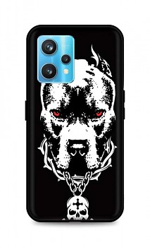 Zadní silikonový kryt DARK na Realme 9 Pro+ Fighting Dog