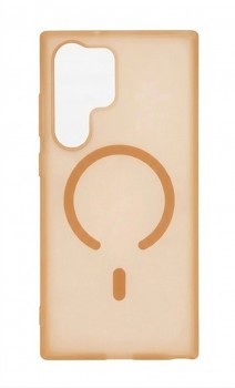 Kryt Tel Protect Mist Matte MagSafe pro Samsung Galaxy S25 Ultra kávově hnědý