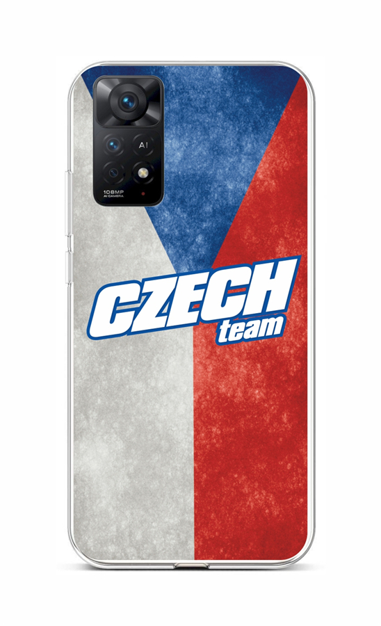 Levně Kryt TopQ Xiaomi Redmi Note 11 Pro Czech Team 93434 (pouzdro neboli obal na mobil Xiaomi Redmi Note 11 Pro)
