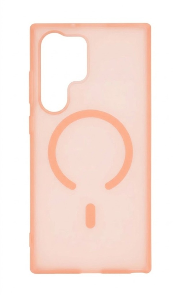 Kryt Tel Protect Mist Matte MagSafe pro Samsung Galaxy S24 Ultra růžovo oranžový