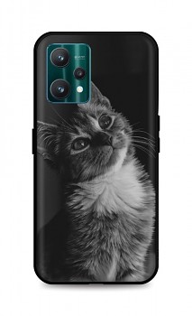Zadní silikonový kryt DARK na Realme 9 Pro Cute Cat