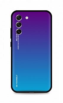 Zadní pevný kryt LUXURY na Samsung S22 Plus duhový purpurový
