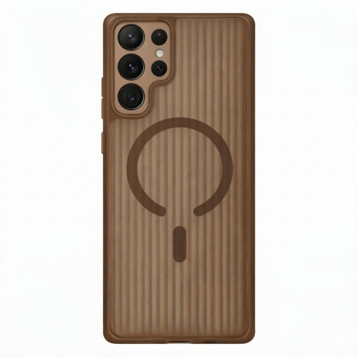 Levně Kryt Tel Protect Twist MagSafe pro Samsung Galaxy S25 Ultra kávově hnědý