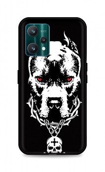 Zadní silikonový kryt DARK na Realme 9 Pro Fighting Dog