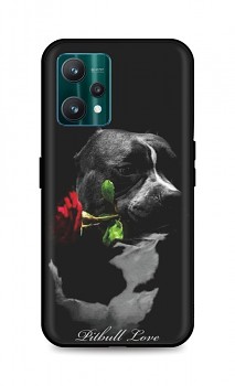 Zadní silikonový kryt DARK na Realme 9 Pro Pitbull Love