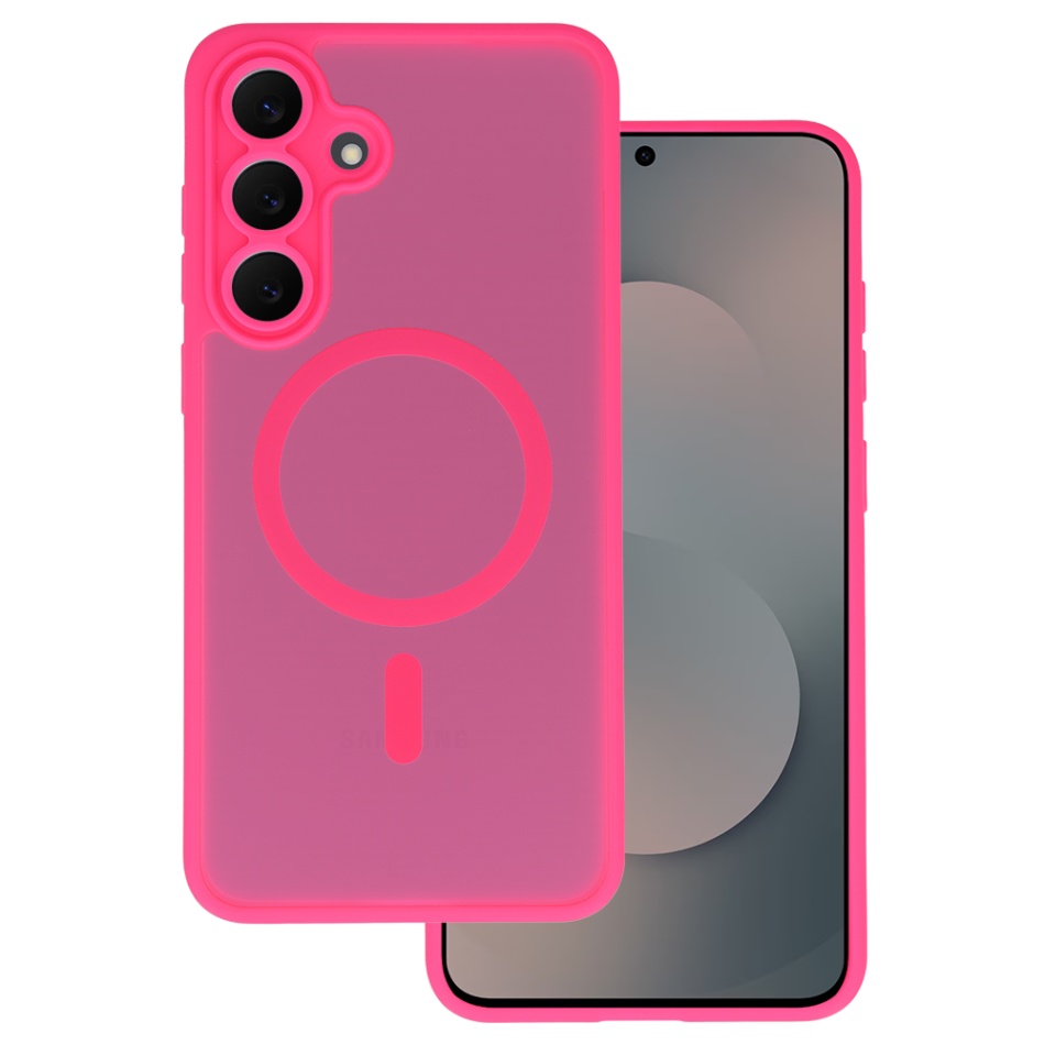 Levně Kryt Tel Protect Aura Matte MagSafe pro Samsung Galaxy S26 sytě růžový