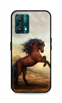 Zadní silikonový kryt DARK na Realme 9 Pro Brown Horse