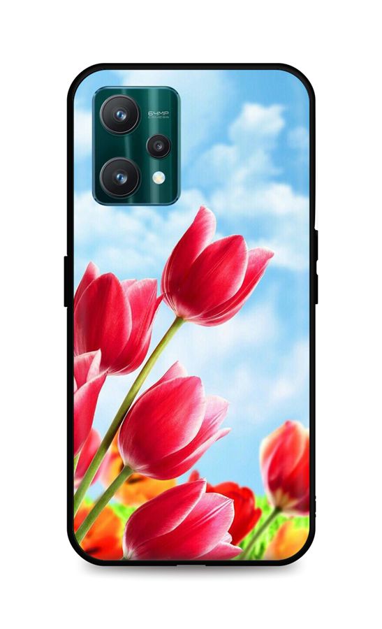 Levně Kryt TopQ Realme 9 Pro silikon Tulips 73477 (pouzdro neboli obal na mobil Realme 9 Pro)