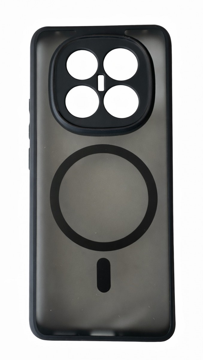 Zadní kryt Full Matte na Xiaomi Redmi Note 14 Pro+ 5G MagSafe průhledný černý