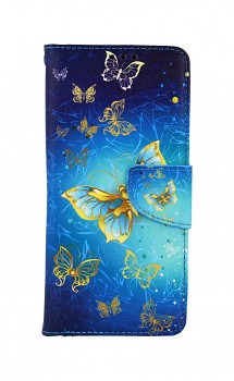 Knížkové pouzdro na Samsung A13 Obloha s motýlky