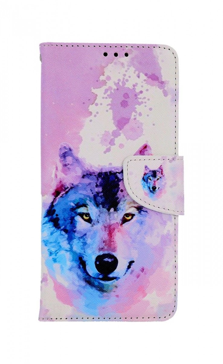 Levně Pouzdro TopQ Samsung A13 knížkové Polární vlk 73506 (kryt neboli obal na mobil Samsung A13)