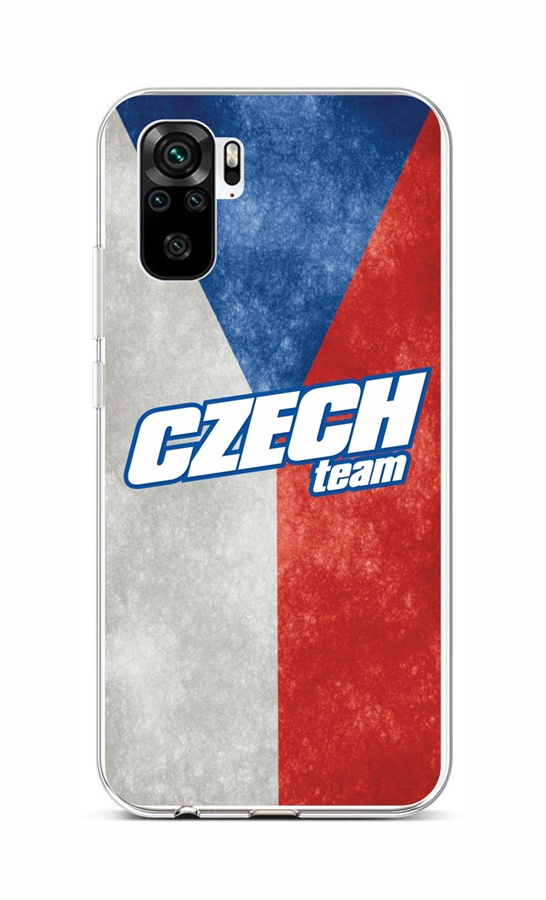 Levně Kryt TopQ Xiaomi Redmi Note 10 Czech Team 93509 (pouzdro neboli obal na mobil Xiaomi Redmi Note 10)