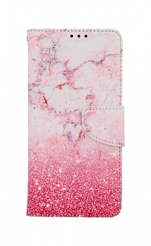Knížkové pouzdro na Samsung A13 Růžový mramor