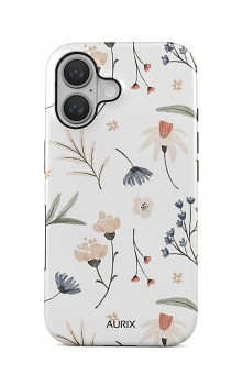 Luxusní kryt AURIX MagSafe na iPhone 16 Floral Fantasy