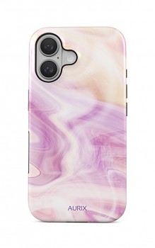 Luxusní kryt AURIX MagSafe na iPhone 16 Pinky Wave
