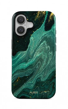 Luxusní kryt AURIX MagSafe na iPhone 16 Green Lagoon