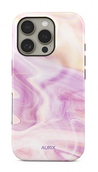 Luxusní kryt AURIX MagSafe na iPhone 16 Pro Pinky Wave