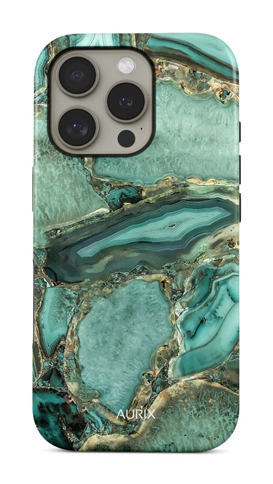 Kryt AURIX MagSafe iPhone 16 Pro Emerald Glow 133552 pouzdra a kryty na mobilní telefony od výrobce TopQ Kryt AURIX MagSafe iPhone 16 Pro Emerald Glow 133552