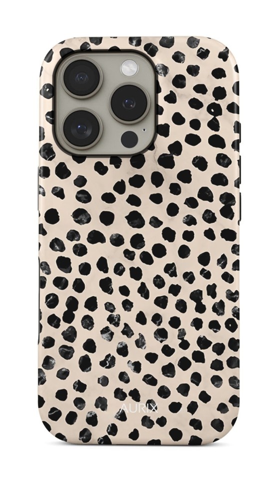 Luxusní kryt AURIX MagSafe na iPhone 16 Pro Max Minimalist Dots