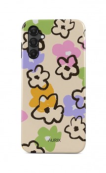 Luxusní kryt AURIX na Samsung A16 Flower Drawing