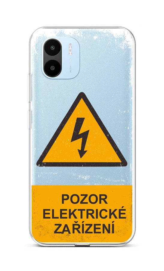 Levně Kryt TopQ Xiaomi Redmi A1 Pozor elektrické zařízení 93579 (pouzdro neboli obal na mobil Xiaomi Redmi A1)